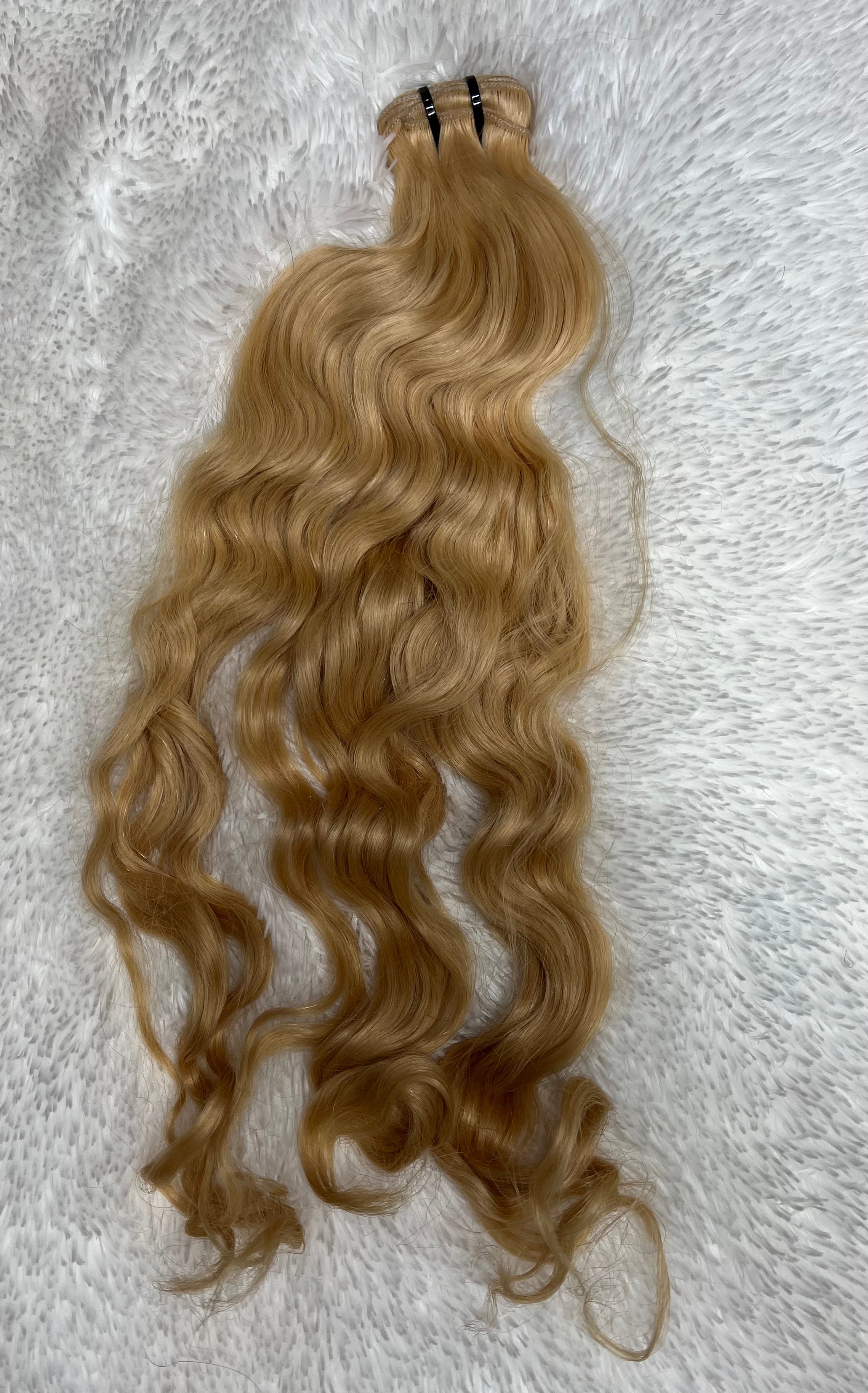 Raw Indian Blonde Curly Hair