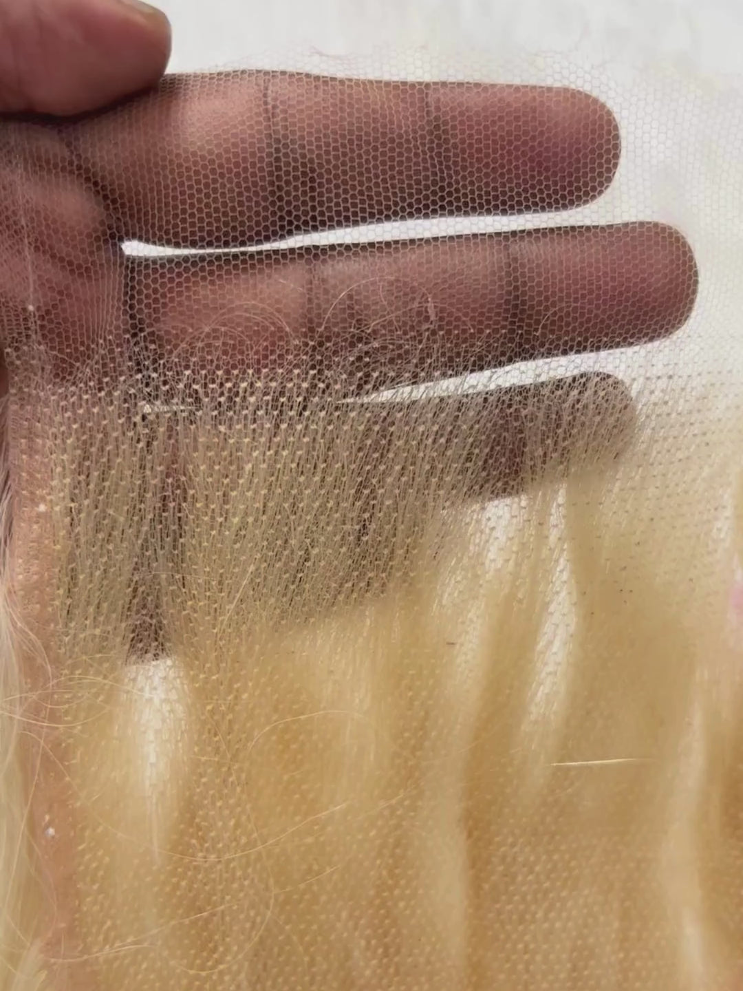 Blonde 613 Indian Wavy HD Lace Closure