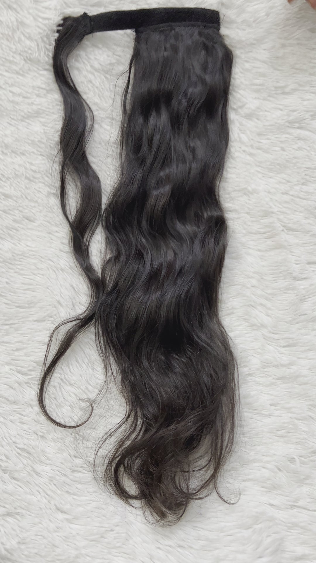 Raw Indian Wavy Ponytail