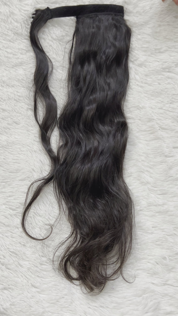 Raw Indian Wavy Ponytail
