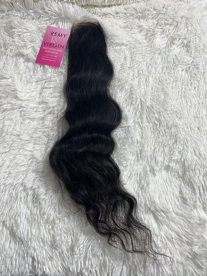 Raw Indian Loose Curly Lace Closure