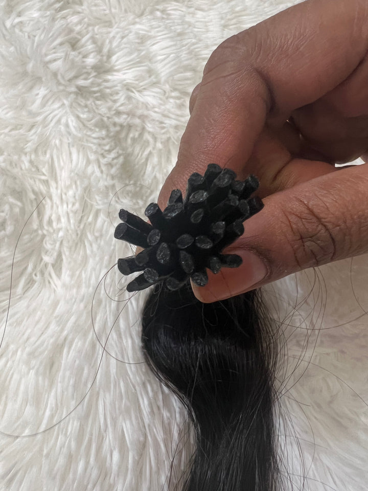 Raw Indian Wavy Keratin I-Tip hair