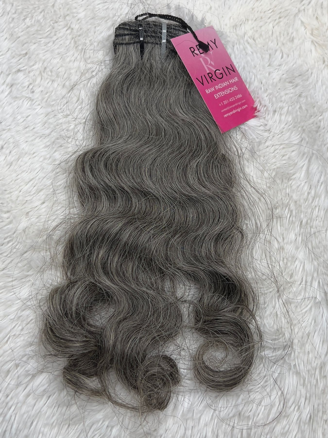 Raw Indian Loose Curly Gray Hair