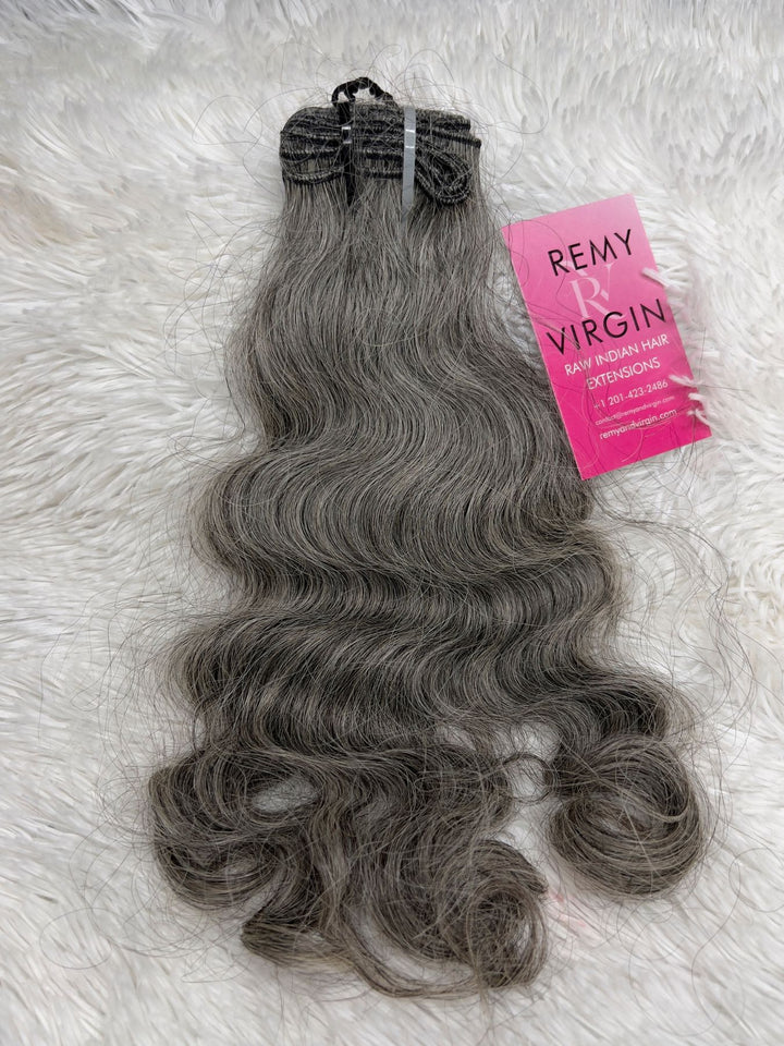 Raw Indian Loose Curly Gray Hair