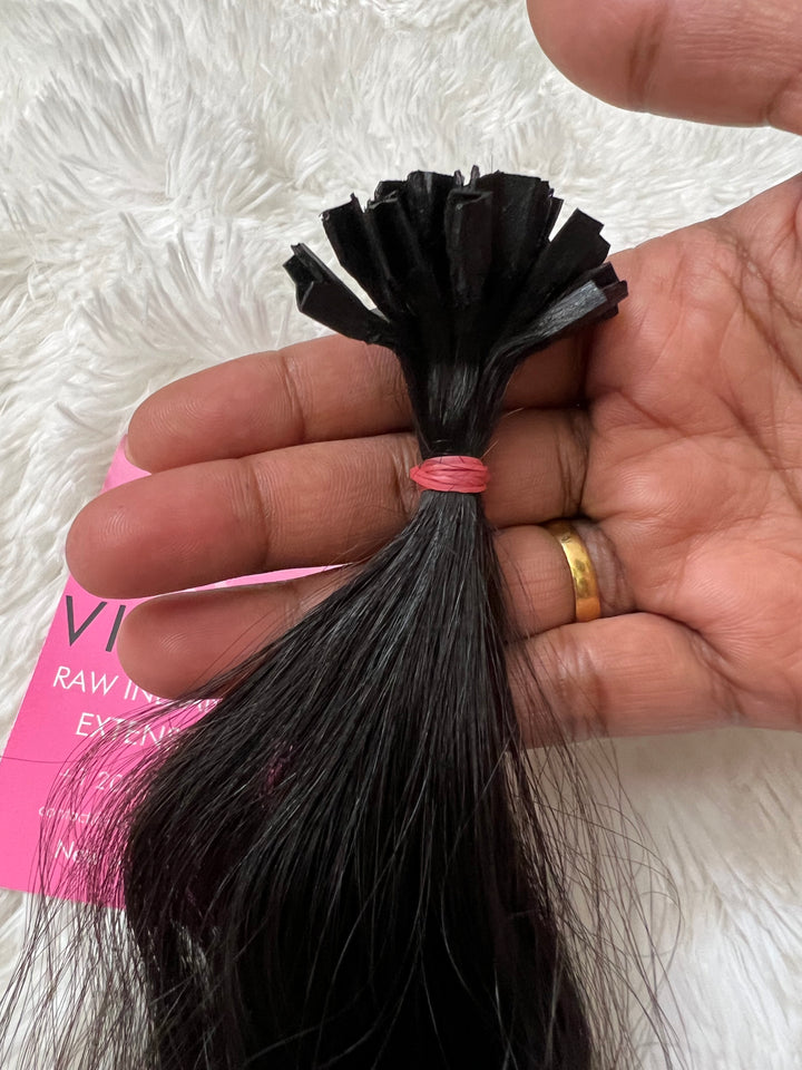 Raw Indian Wavy Keratin V-Tip hair