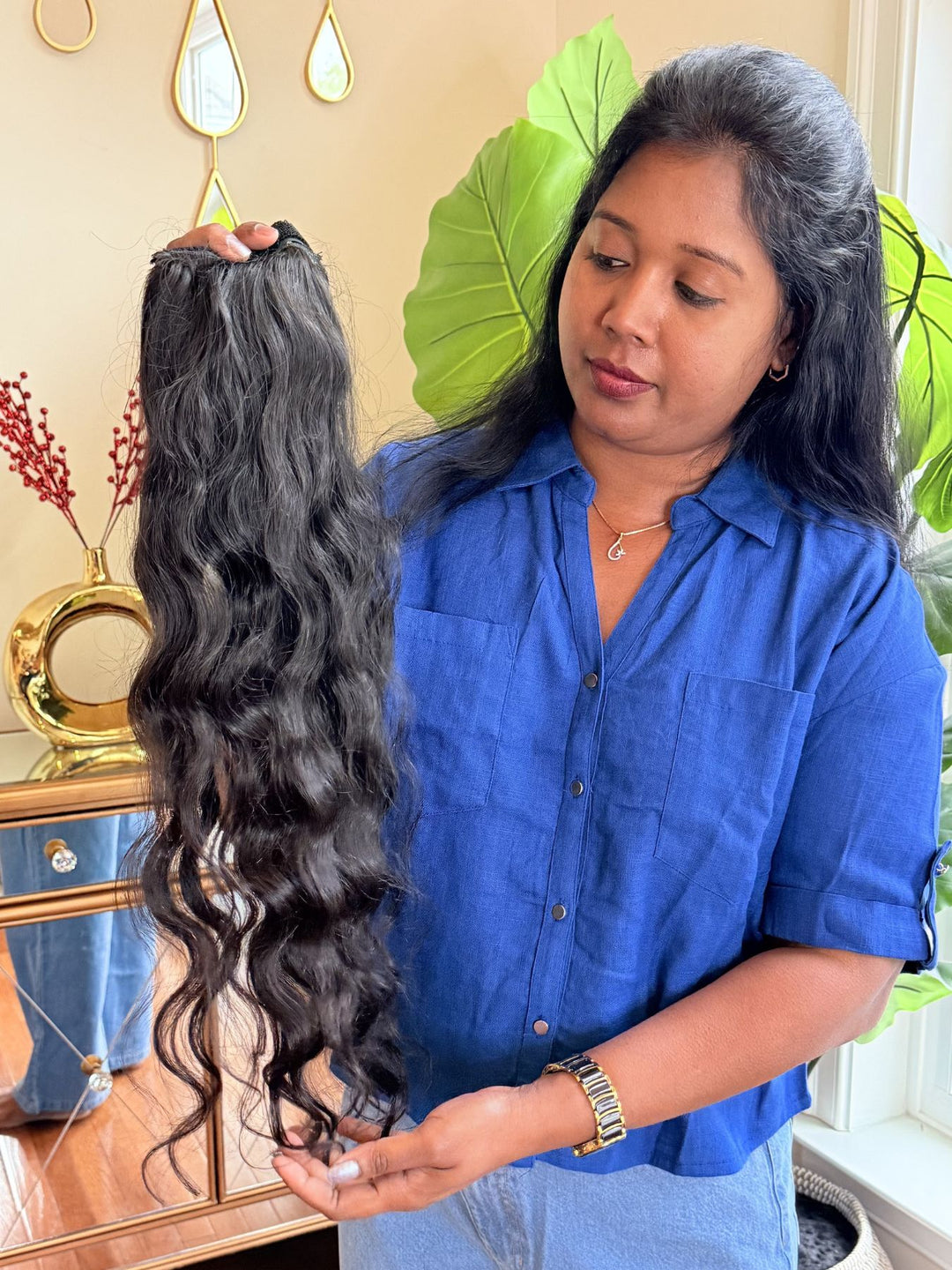 Raw Indian Wavy Ponytail