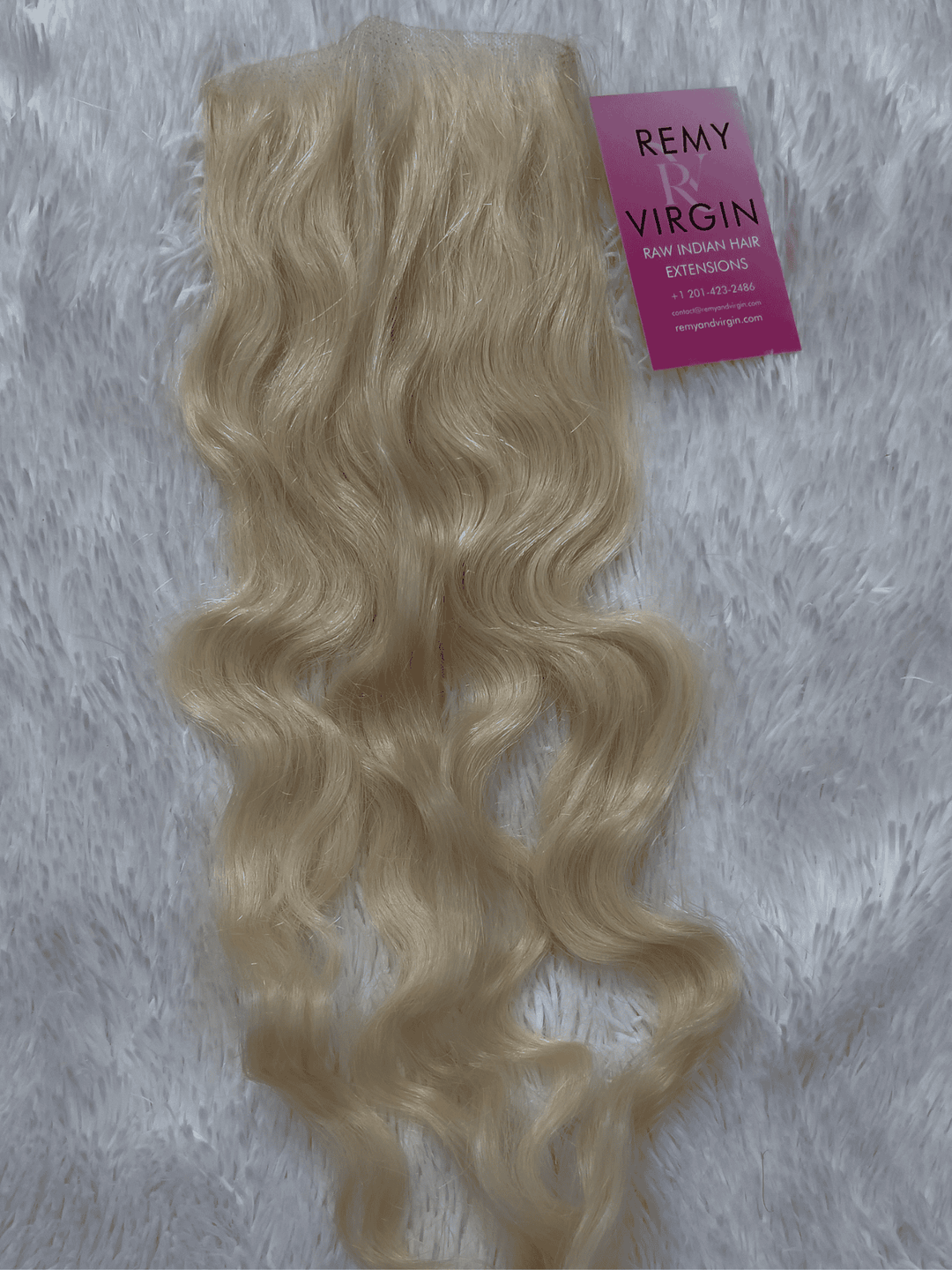 Blonde 613 Indian Wavy HD Lace Closure