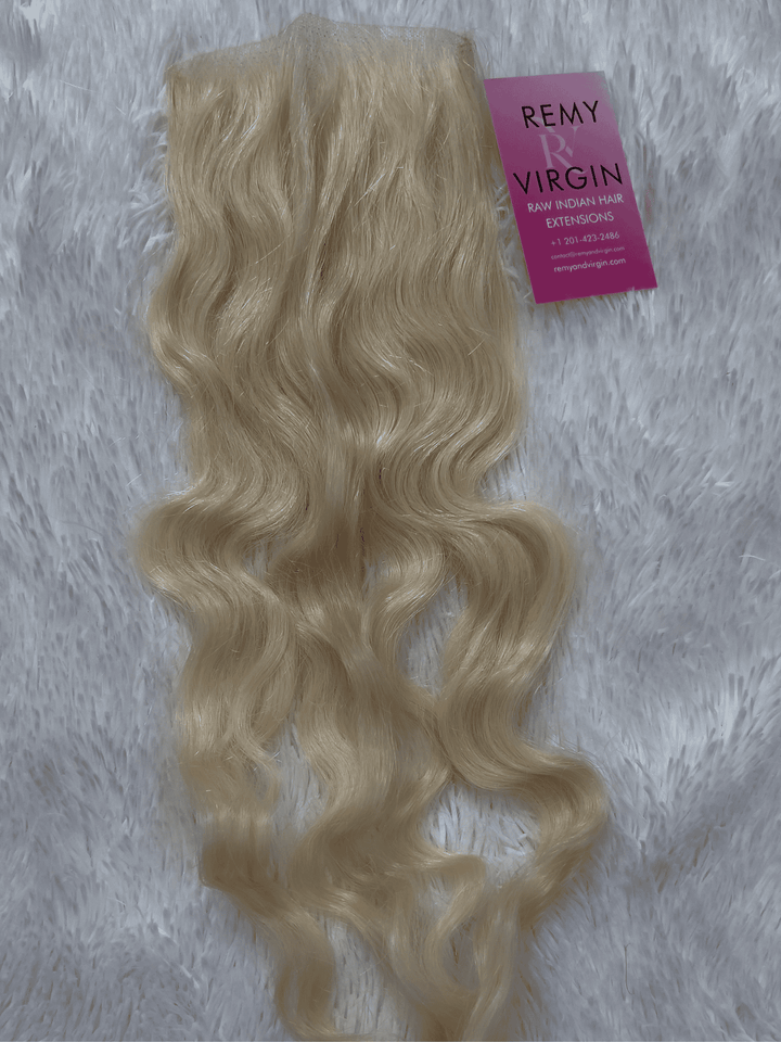 Blonde 613 Indian Wavy HD Lace Closure