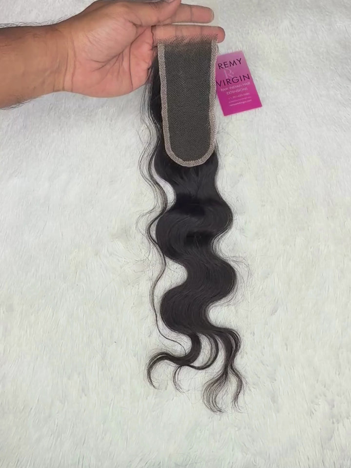 Raw Indian Wavy Lace Closure