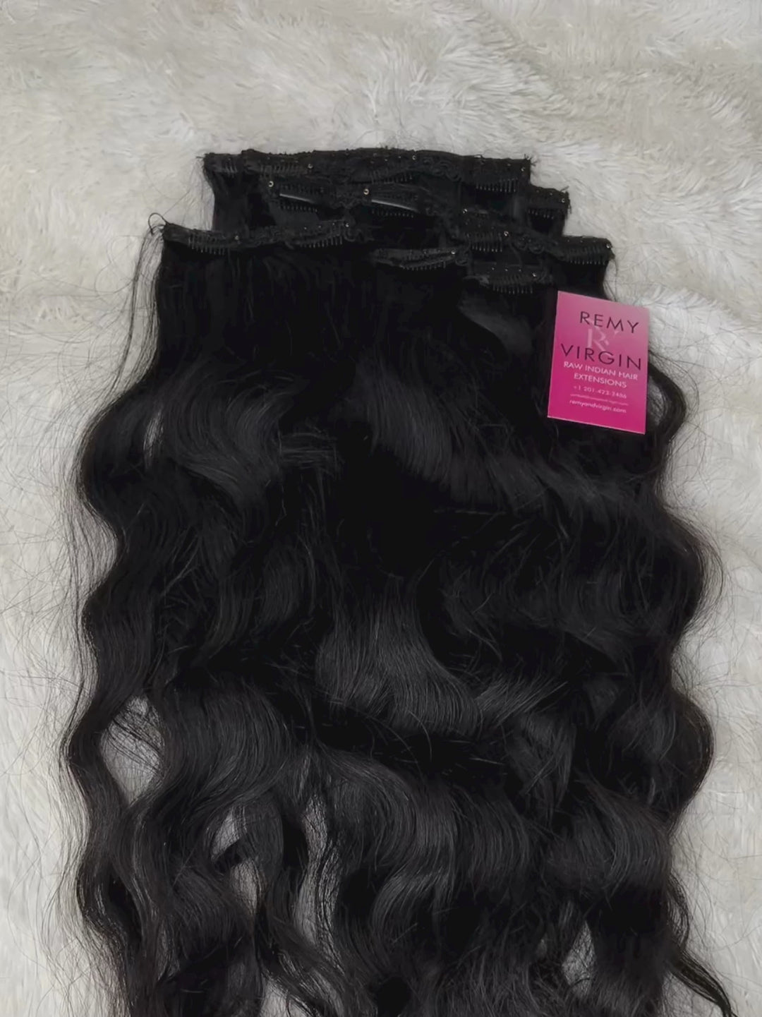 Raw Indian Wavy Clip-Ins