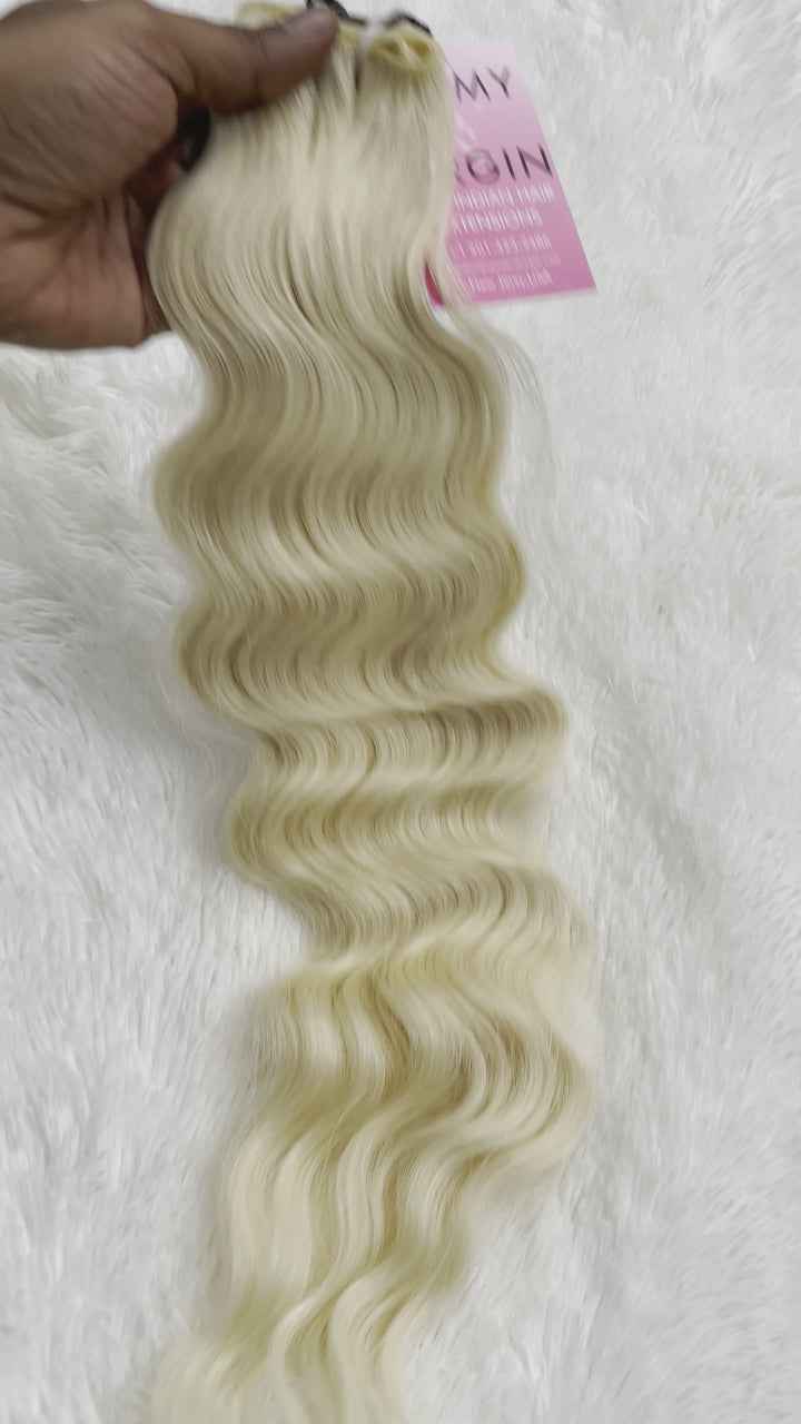 Raw Indian Blonde Wavy Hair