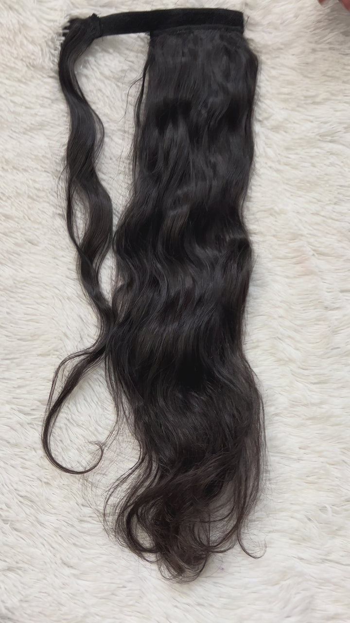 Raw Indian Wavy Ponytail