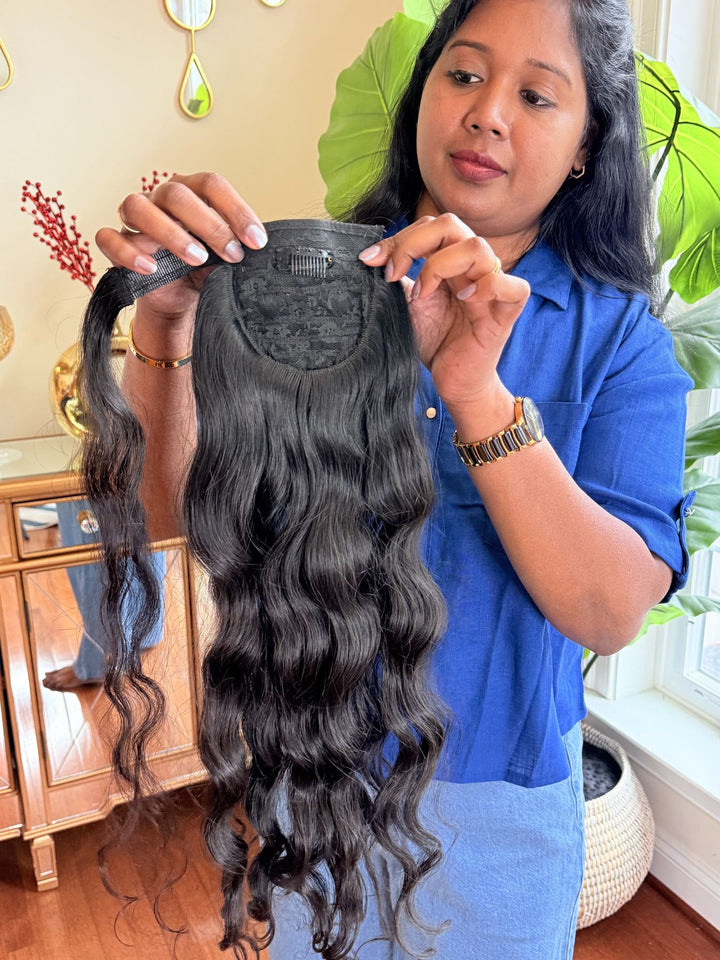 Raw Indian Wavy Ponytail