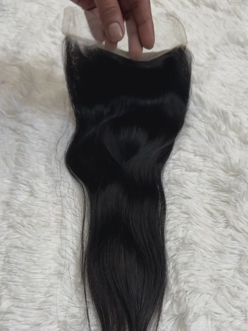 Raw Indian Straight Lace Closure