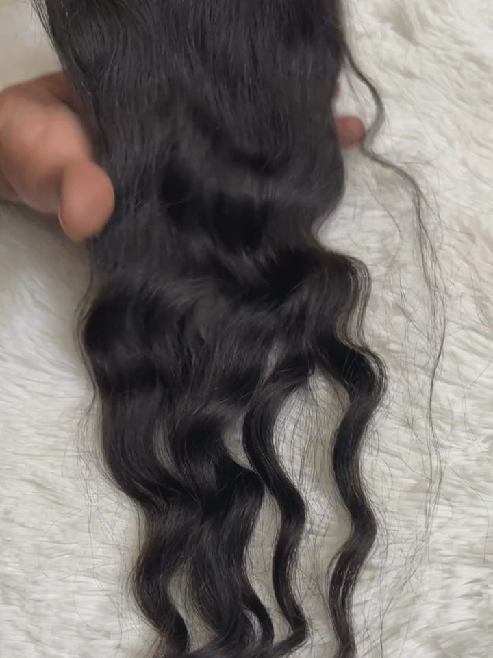 Raw Indian Loose Curly Lace Closure